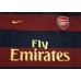 Arsenal 07/08 Away Dark Red&Dark Blue Soccer Jersey